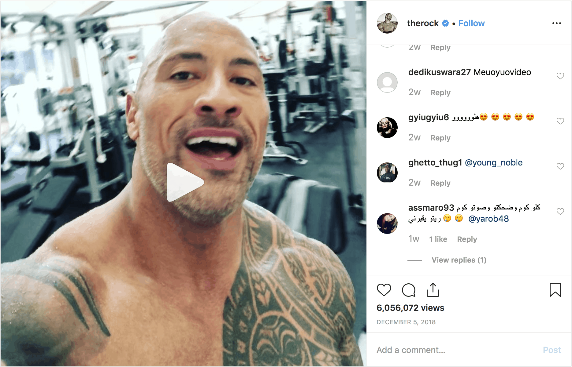 Dwayne The Rock Johnson Instagram - Christian Scott