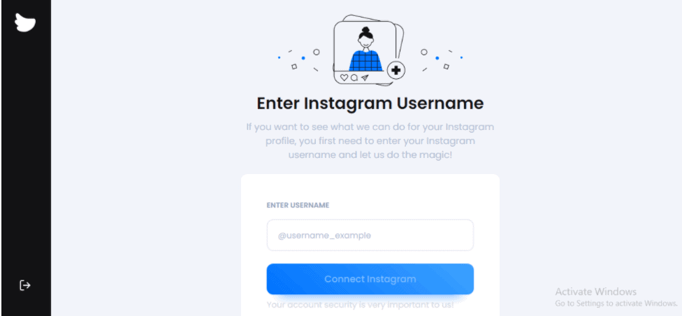Adding your Instagram username in Flock Social