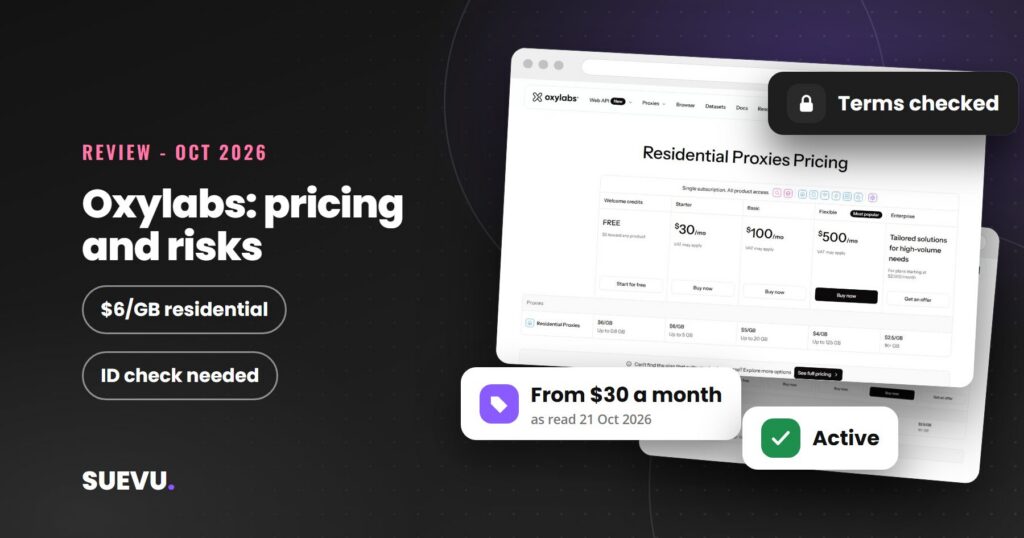 Oxylabs Review: Pricing, Pools and Risks